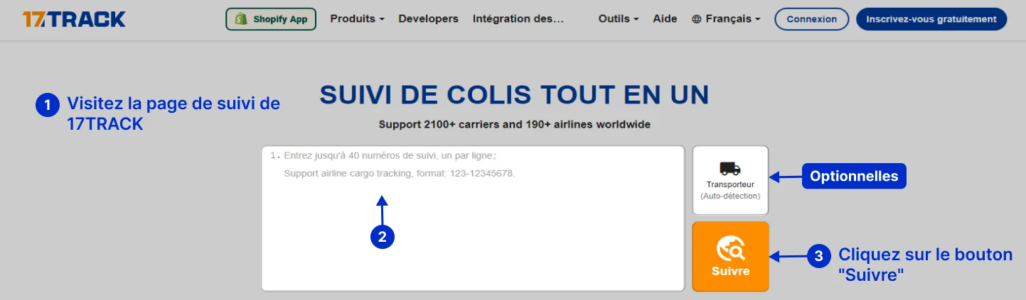 EMS (Express Mail Service) Suivi de colis. Apprenez à suivre un colis sur 17TRACK. Entrez votre numéro de suivi EMS (Express Mail Service) sur le site officiel de 17TRACK.